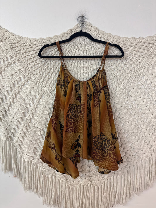 Crepe Sari Prosperity Tank L0626 001