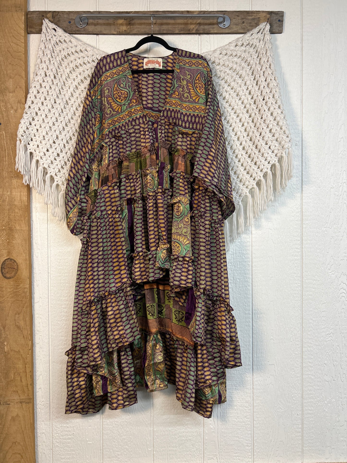 Rasgulla Sari Rhiannon Kimono 0826 009