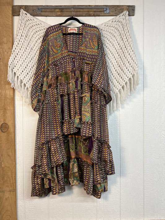 Rasgulla Sari Rhiannon Kimono 0826 009