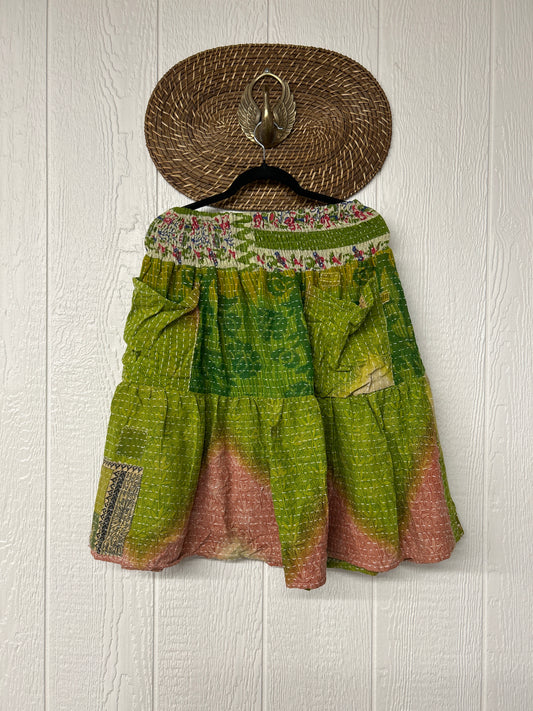 Pareo Kantha Meadow Skirt 0826 019