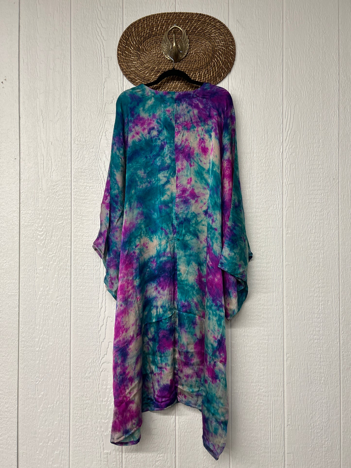 RETAIL Crepe Sari Gaia Duster Dress 0426 169