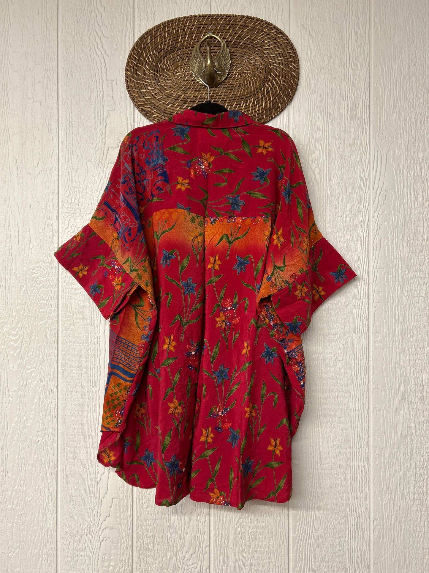 Crepe Sari Free To Be Button Down 0626 044