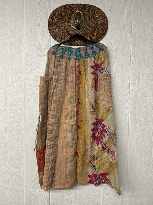 Pareo Kantha Butterfly Cargo Skirt 0426 110