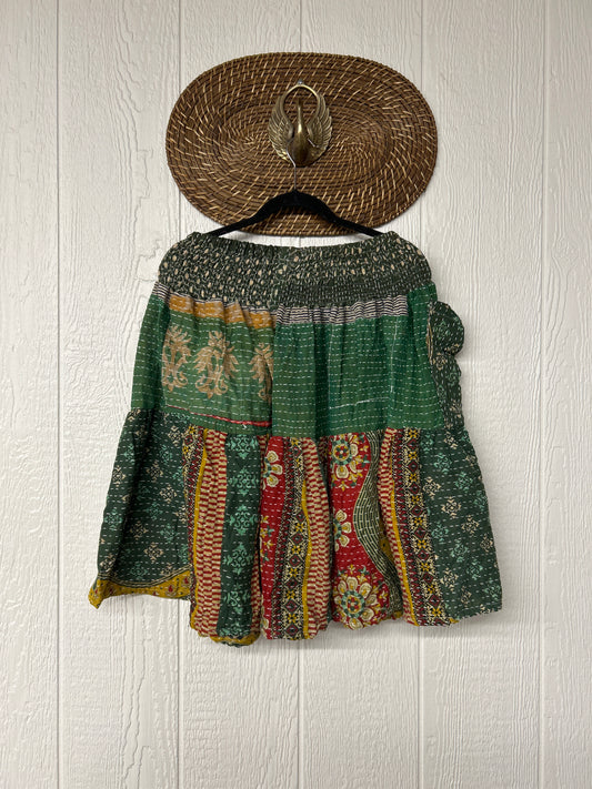 Pareo Kantha Meadow Skirt 0826 265