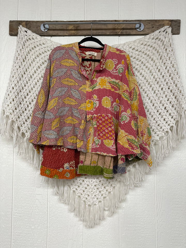 Kantha Poncho Top 0024 011