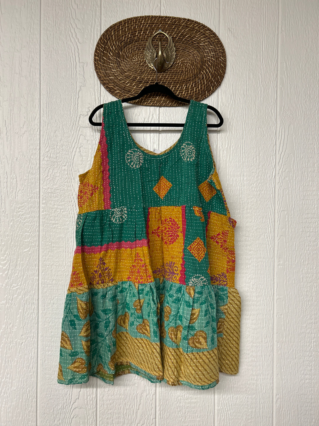 Kantha Meadow Mini Dress 0625 277