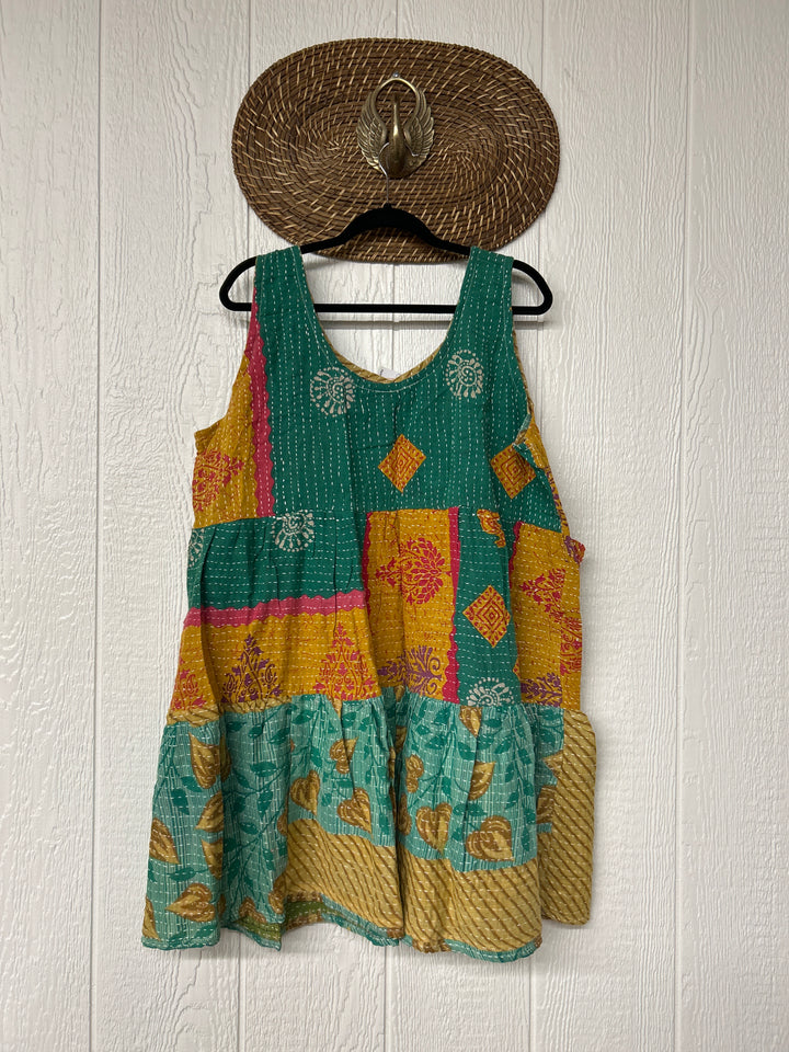 Kantha Meadow Mini Dress 0625 277