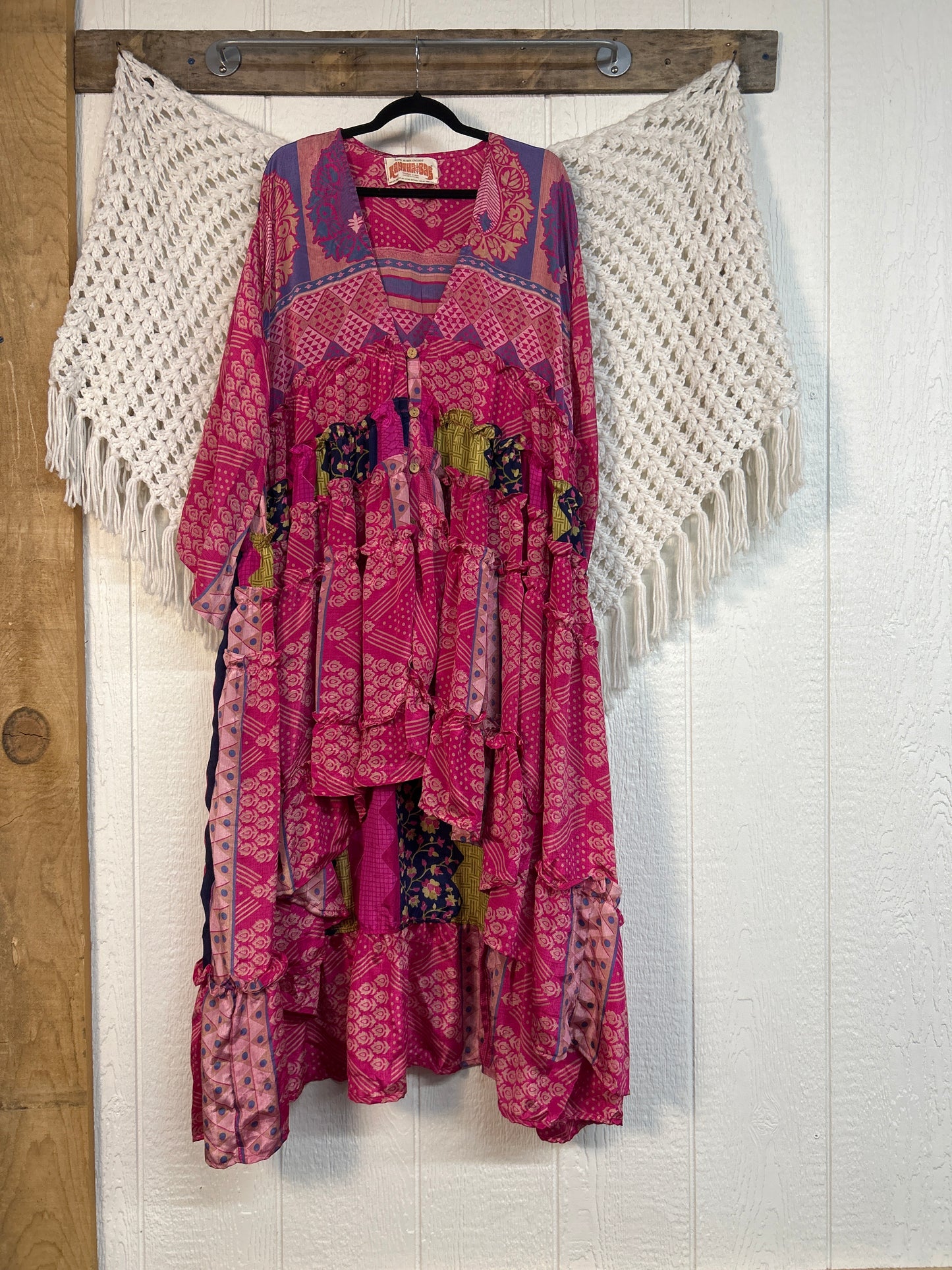 Rasgulla Sari Rhiannon Kimono 0826 032