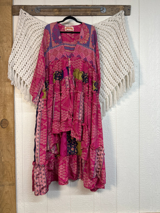 Rasgulla Sari Rhiannon Kimono 0826 032