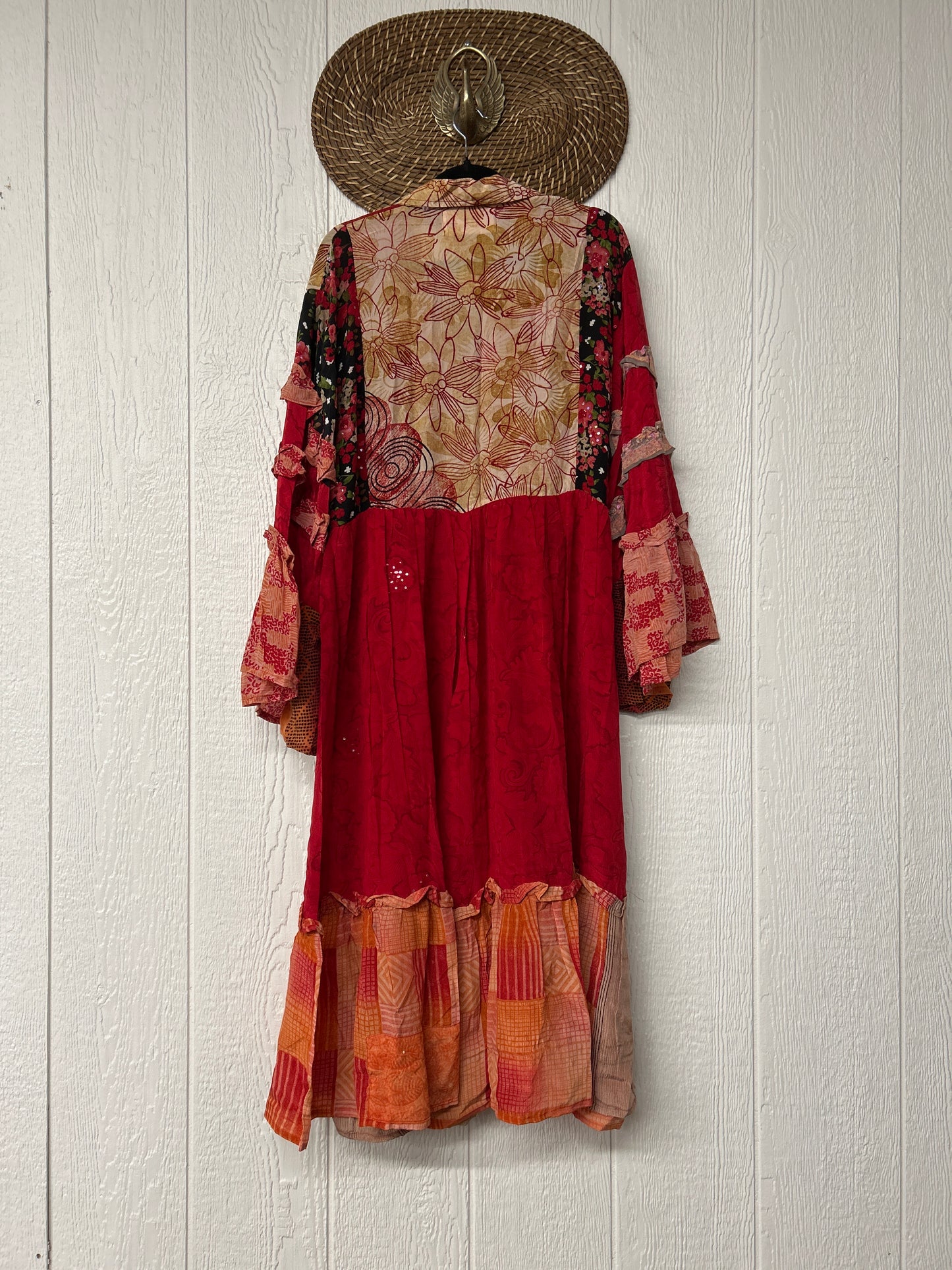 Crepe Sari Rhiannon Duster Dress 0226 011