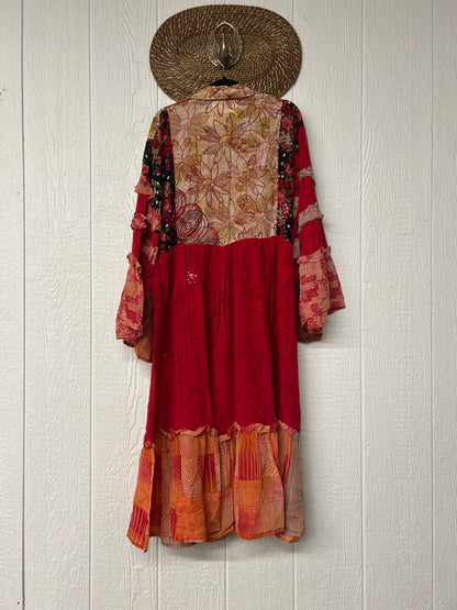 Crepe Sari Rhiannon Duster Dress 0226 011