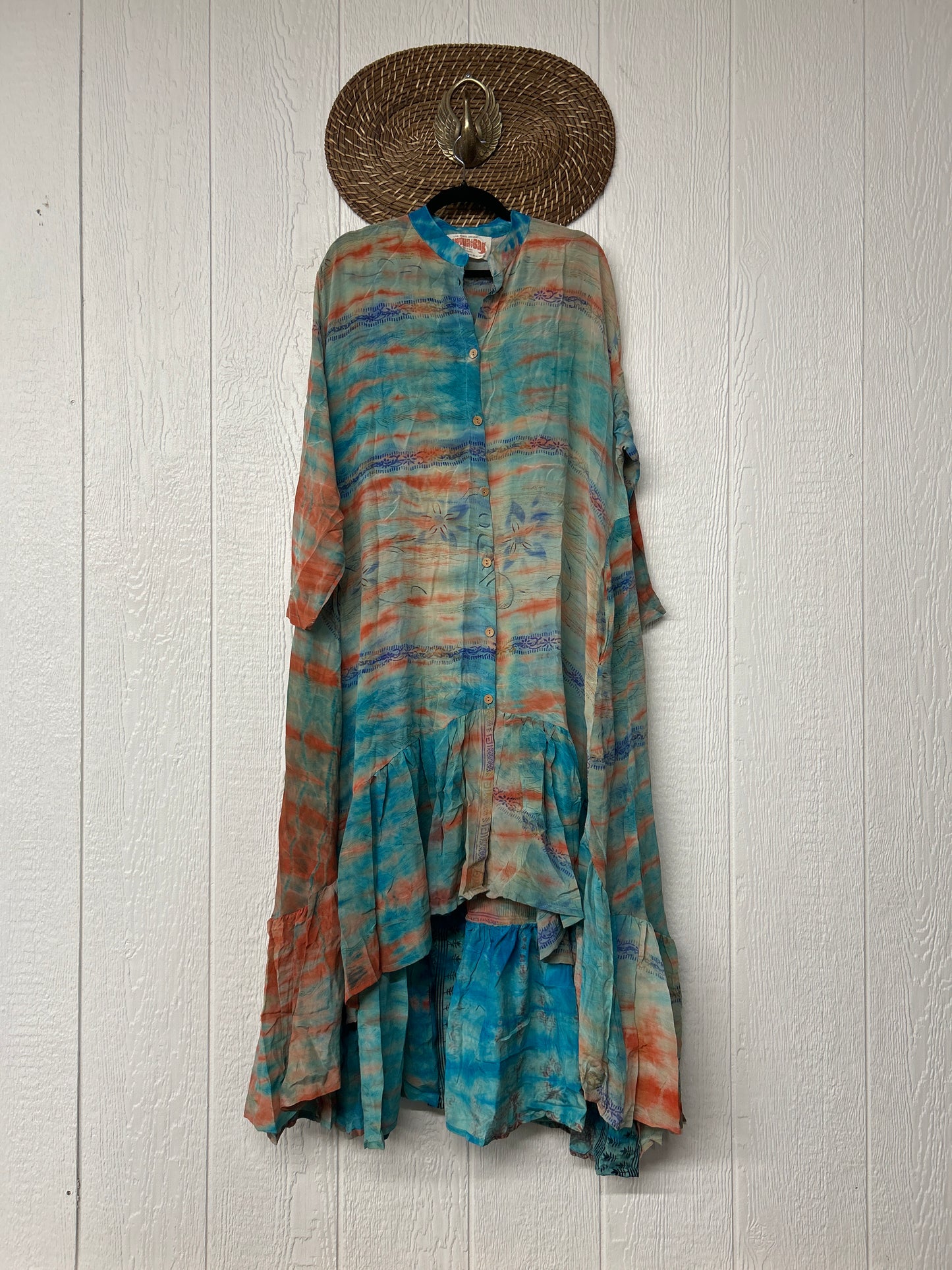 Crepe Sari Dahlia Duster Dress 0326 200