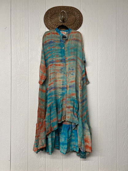 Crepe Sari Dahlia Duster Dress 0326 200