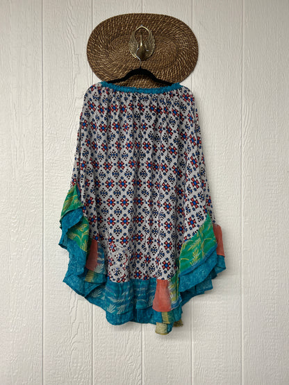 Crepe Wild Rose Skirt 1025 206