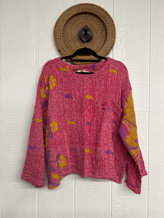 Pareo Kantha Wanderer Pocket Crop Top 0226 201