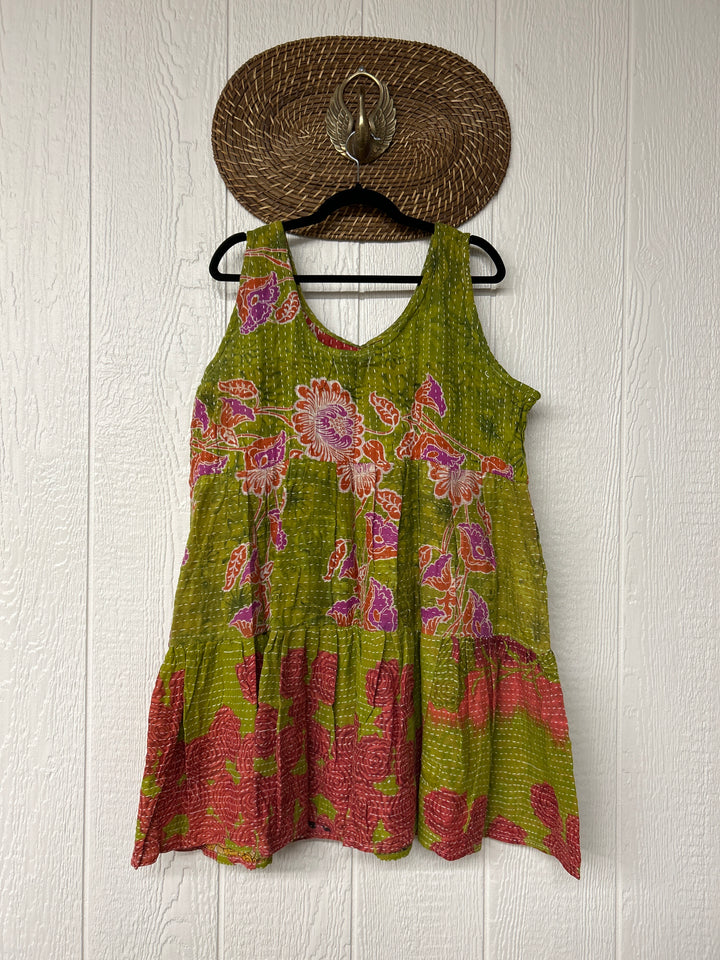Kantha Meadow Mini Dress 0625 274