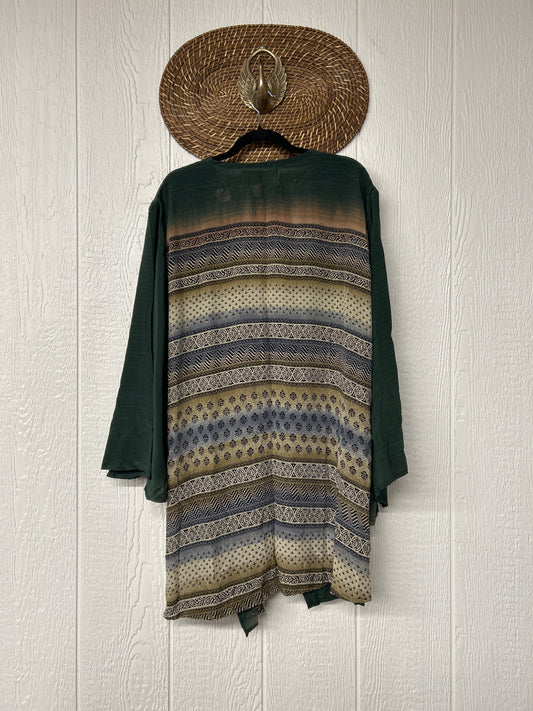 Crepe Sari Shortie Spellbound Kimono 0426 118