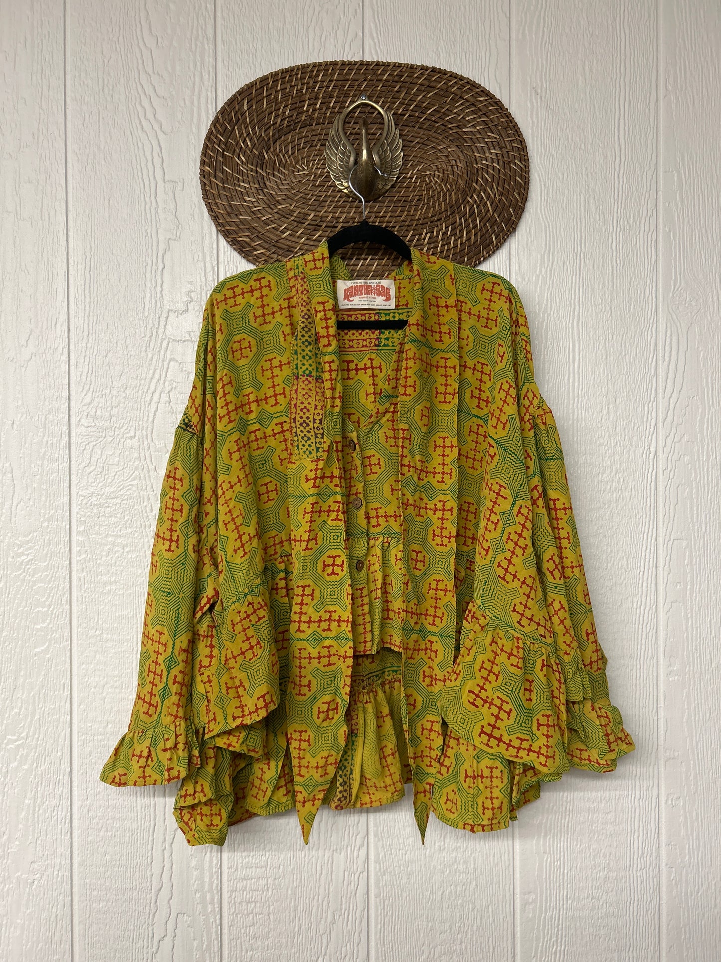 Crepe Sari Wild Rose Top 1225 212