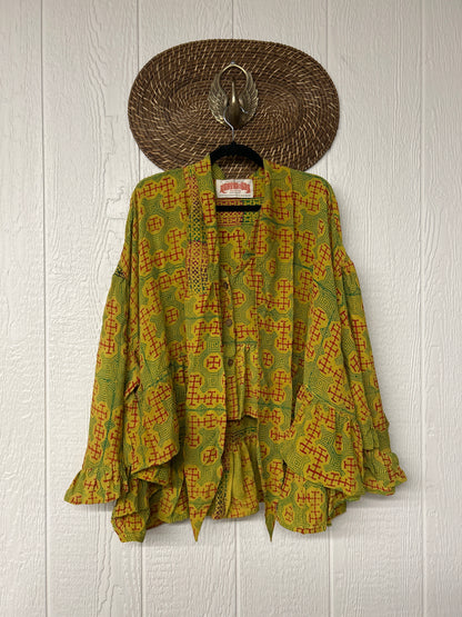 Crepe Sari Wild Rose Top 1225 212