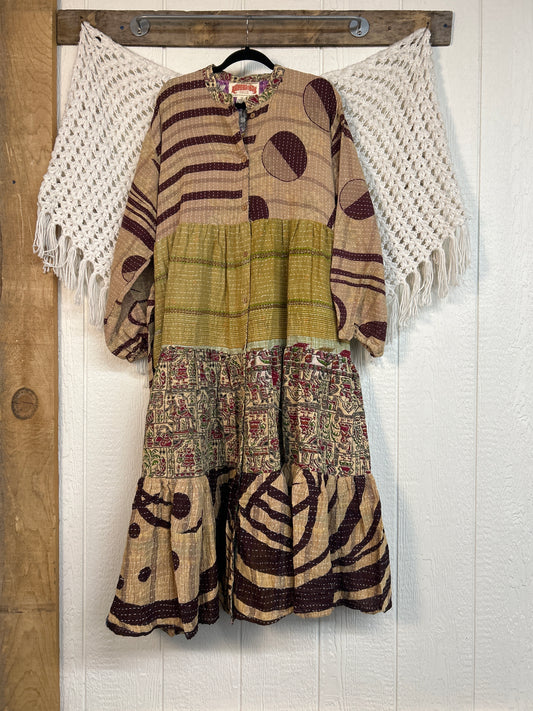 Pareo Kantha Luminous Maxi Dress 0126 226