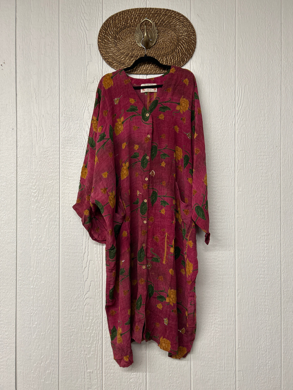 Crepe Sari Gaia Duster Dress 0826 051