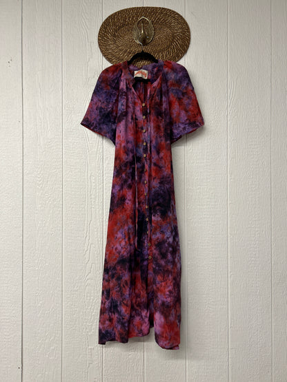 Crepe Sari Summer Woodstock Duster 0626 147