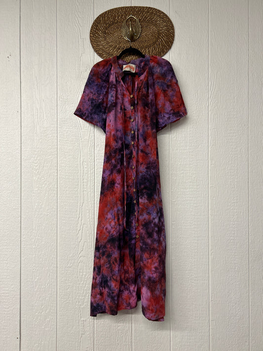 Crepe Sari Summer Woodstock Duster 0626 147
