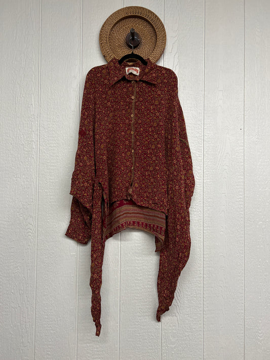 Crepe Sari Nirvana Button Down 1125 254