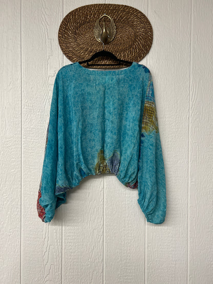 Crepe Sari Luna Crop Top 0126 258