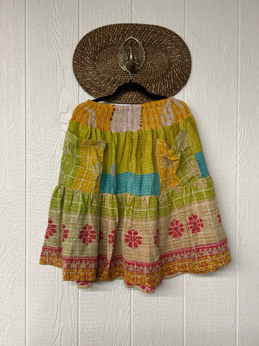 Pareo Kantha Meadow Skirt 0826 244