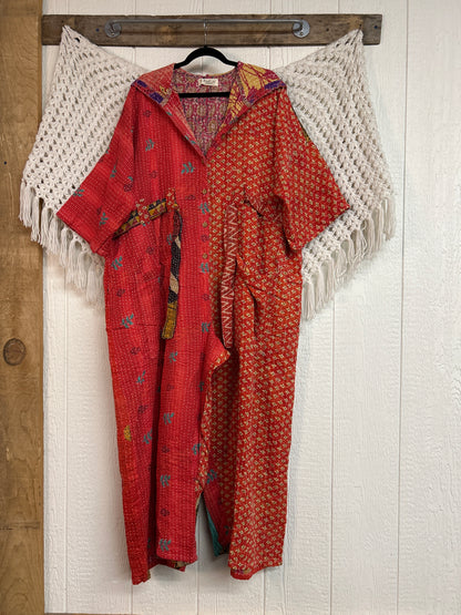 Kantha Zen Hoodie Jumpsuit 0925 226