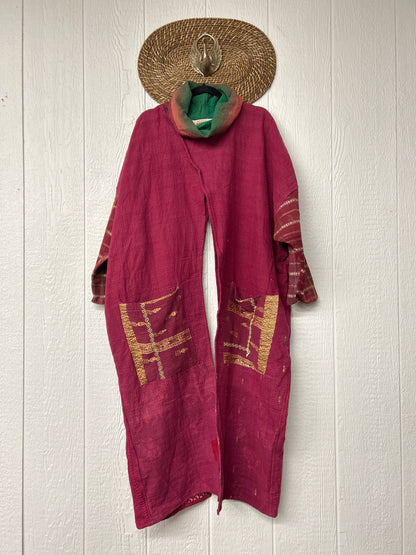 Fine Kantha Cowl Split Pullover 1225 065