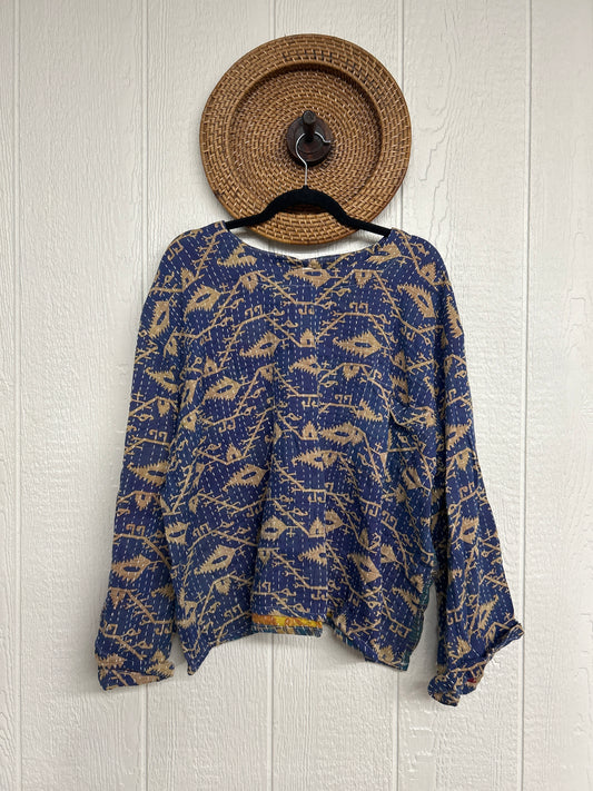 Pareo Kantha Wanderer Pocket Crop Top 0226 055