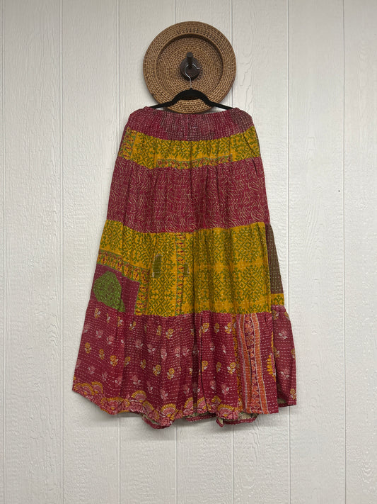 Pareo Kantha Lotus Maxi Skirt 0826 021