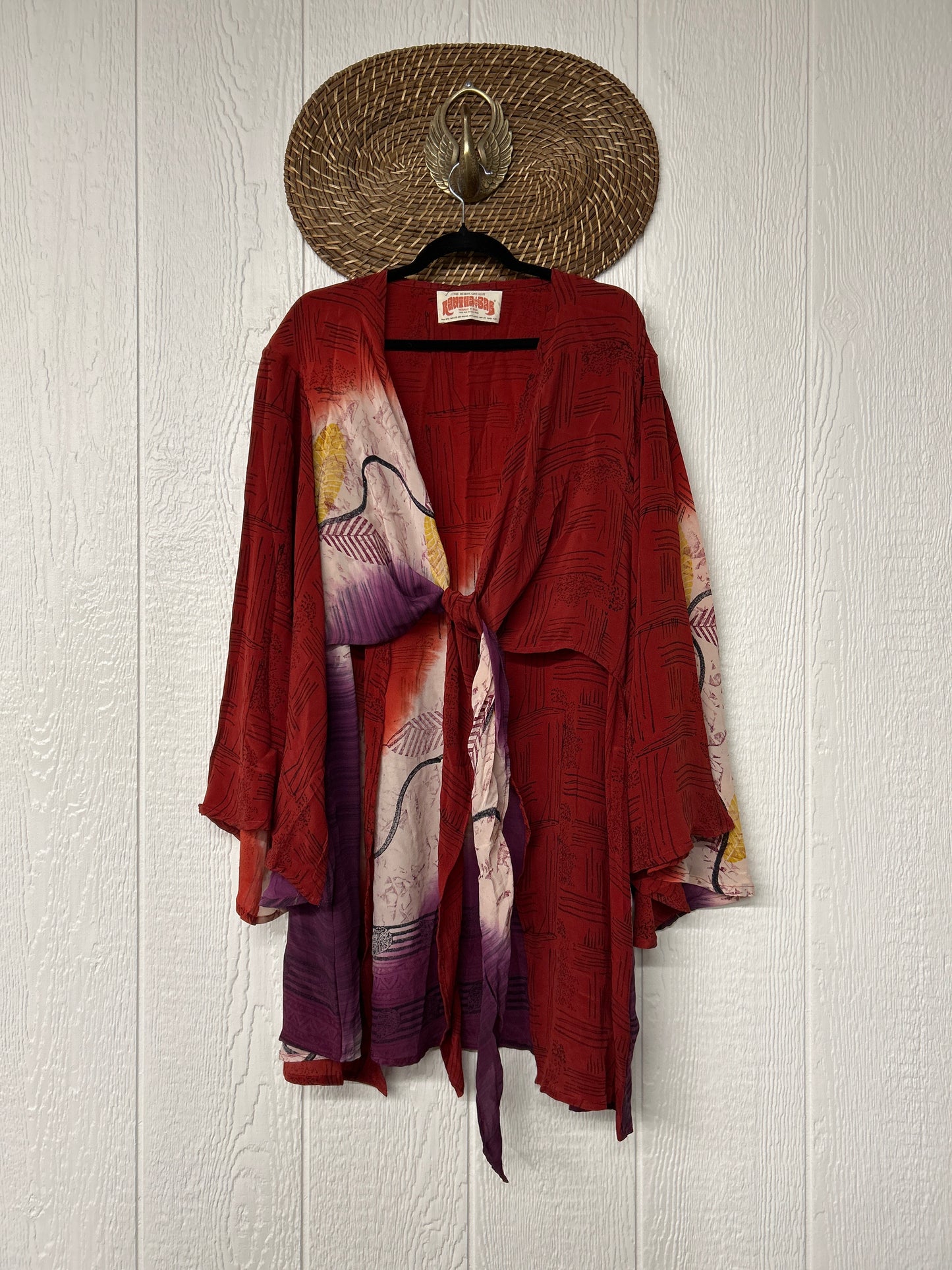 Crepe Sari Shortie Spellbound Kimono 0426 107