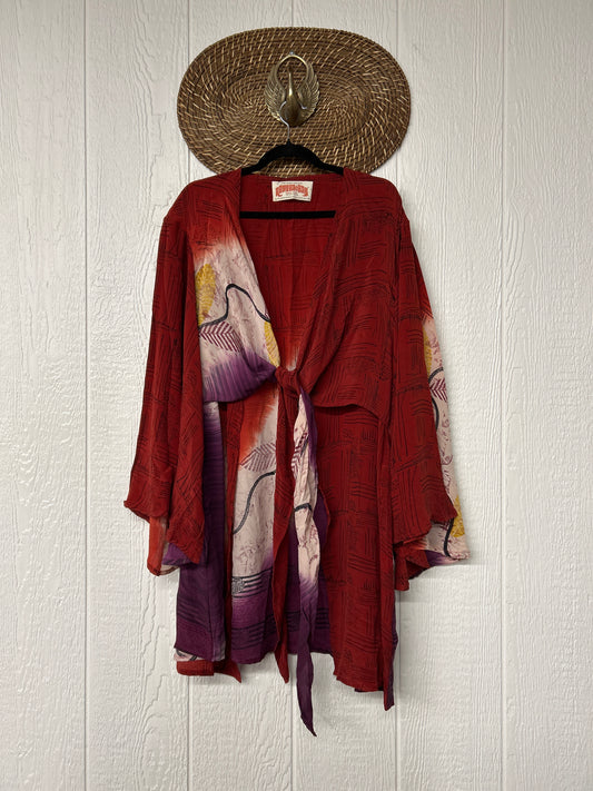 Crepe Sari Shortie Spellbound Kimono 0426 107