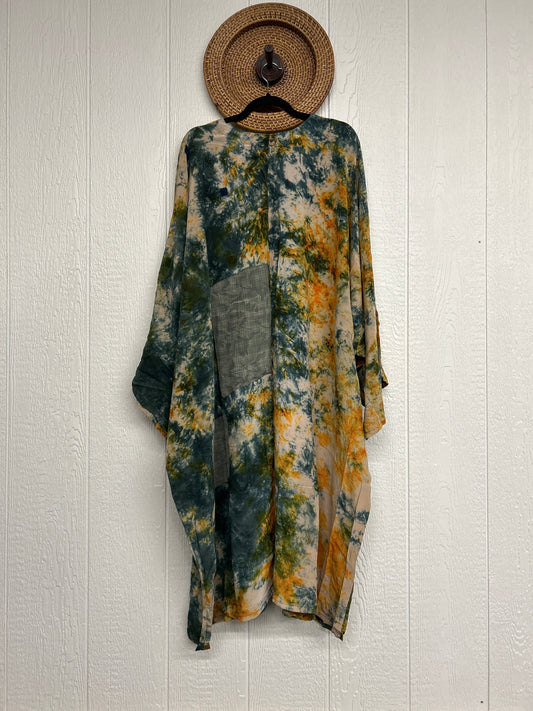 Crepe Sari Gaia Duster Dress 0826 202