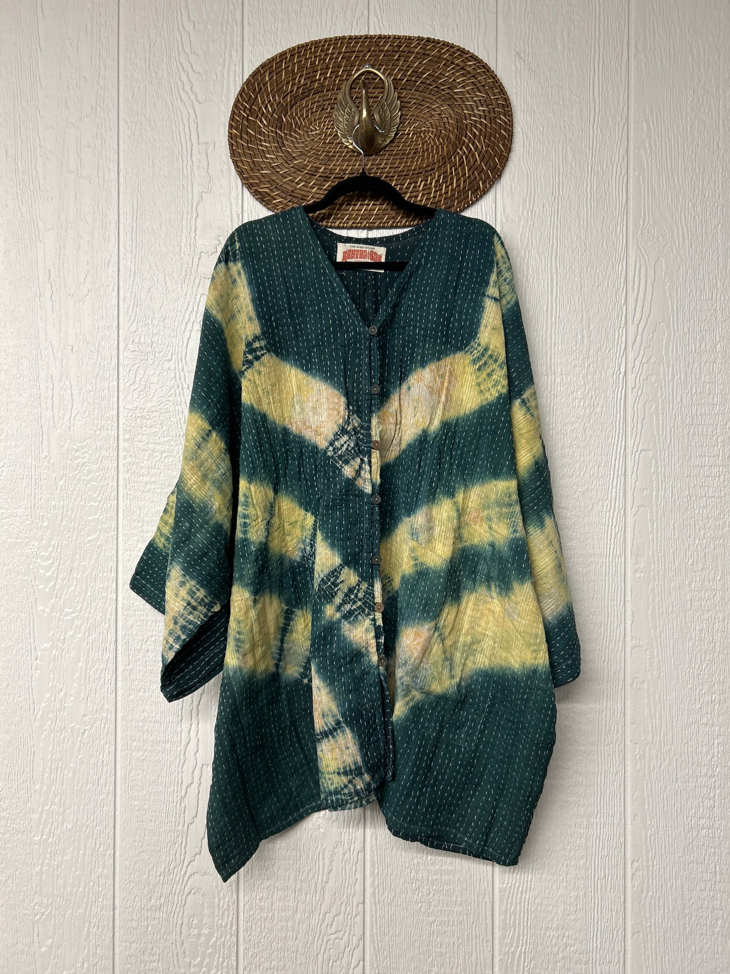 Pareo Kantha Gaia Button-Down Kimono 0526 002