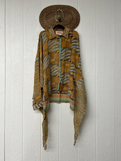 Crepe Sari Nirvana Button Down 1125 053