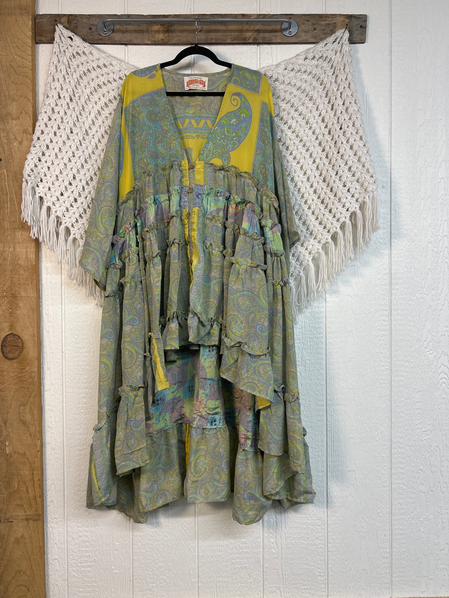 Rasgulla Sari Rhiannon Kimono 0826 094