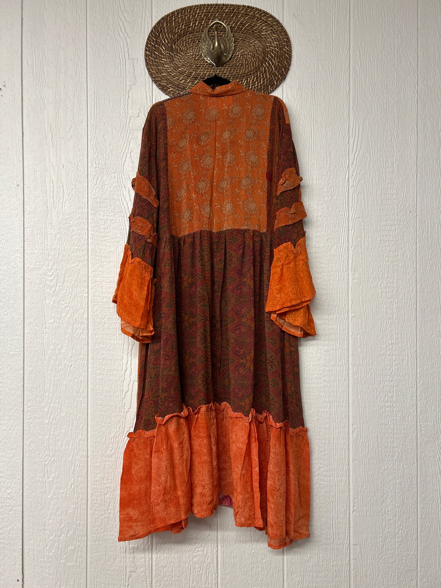 Crepe Sari Rhiannon Duster Dress 0226 131