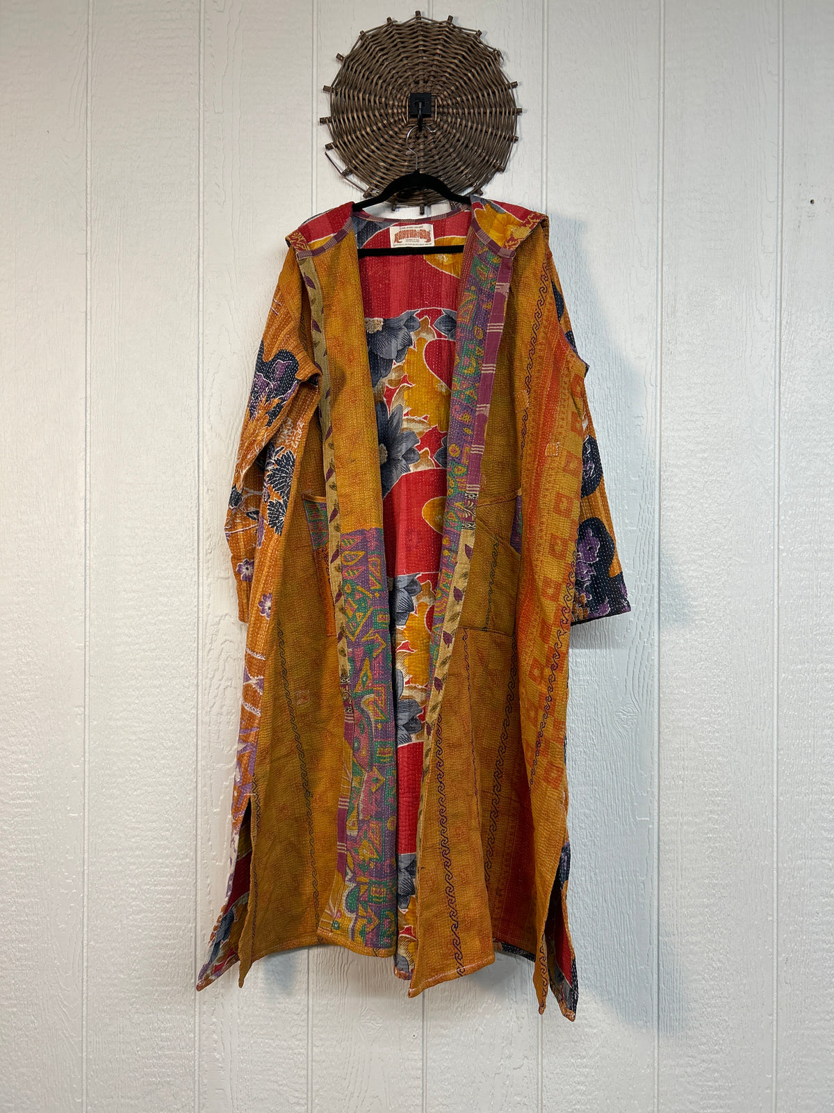 Fine Kantha Rising Sun Coat 1026 080