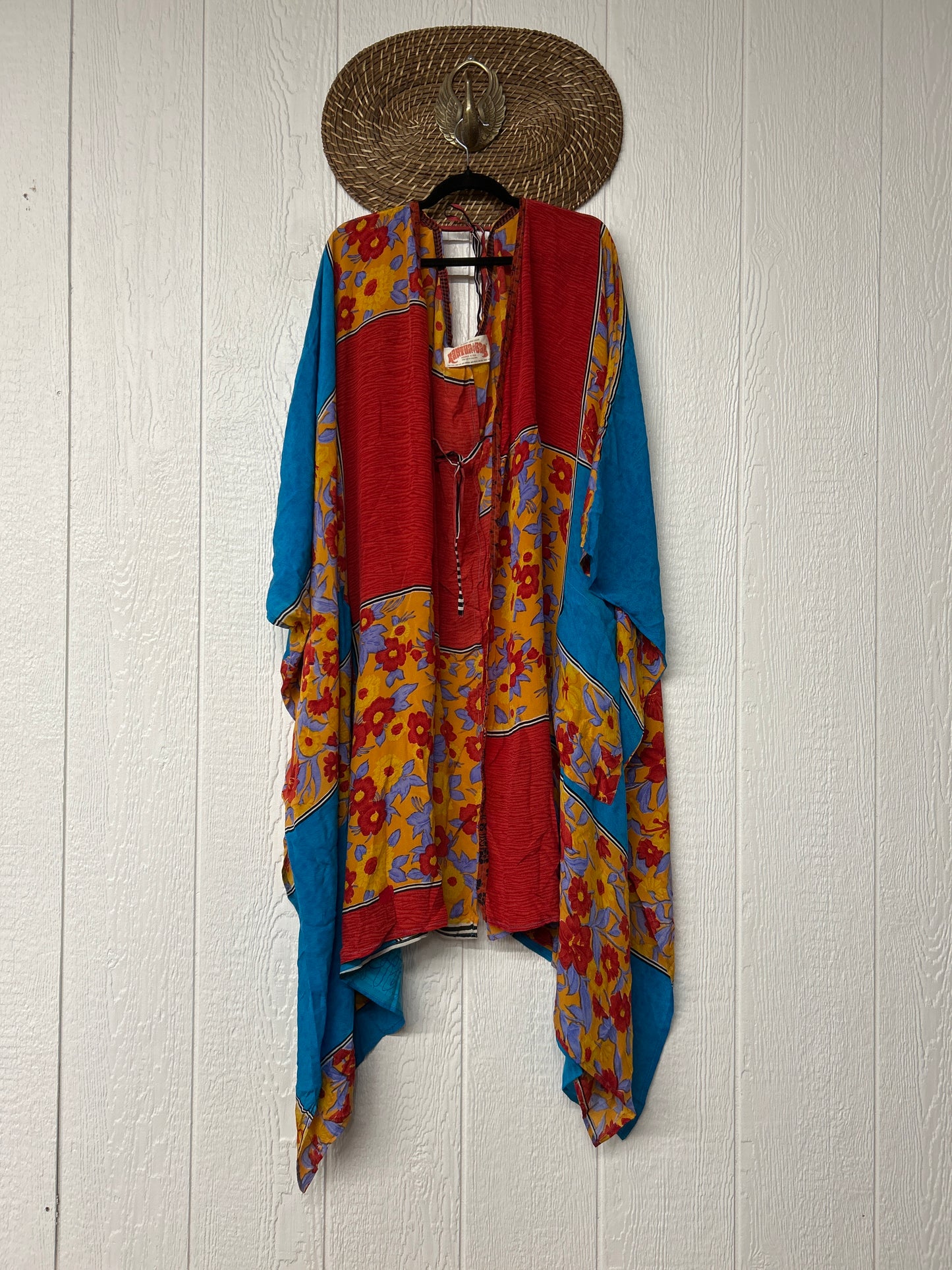 Crepe Sari Orchid Kimono 0626 004