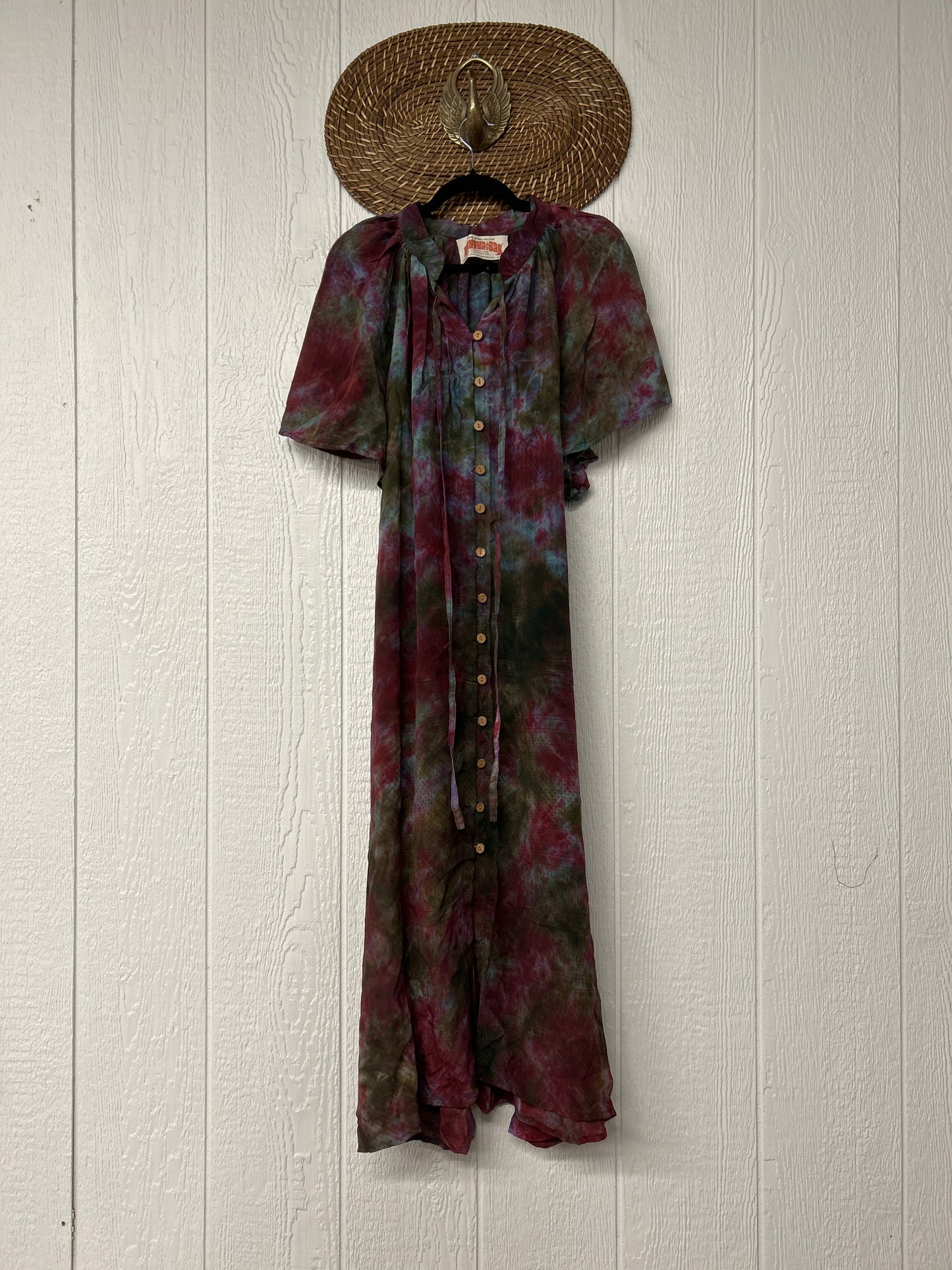 Crepe Sari Summer Woodstock Duster 0626 192