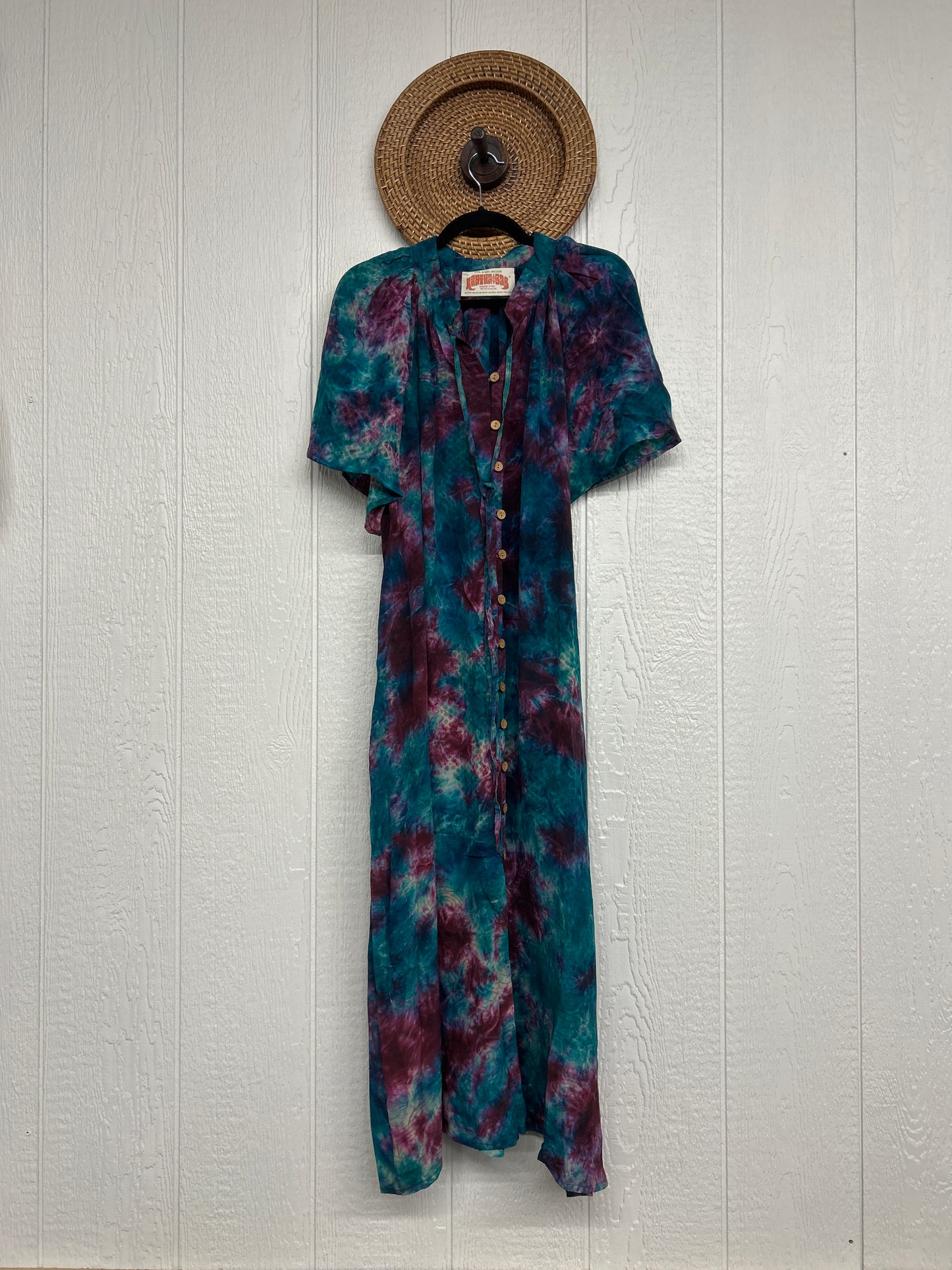 Crepe Sari Summer Woodstock Duster 0626 097