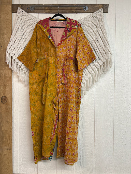 Kantha Zen Hoodie Jumpsuit 0925 225