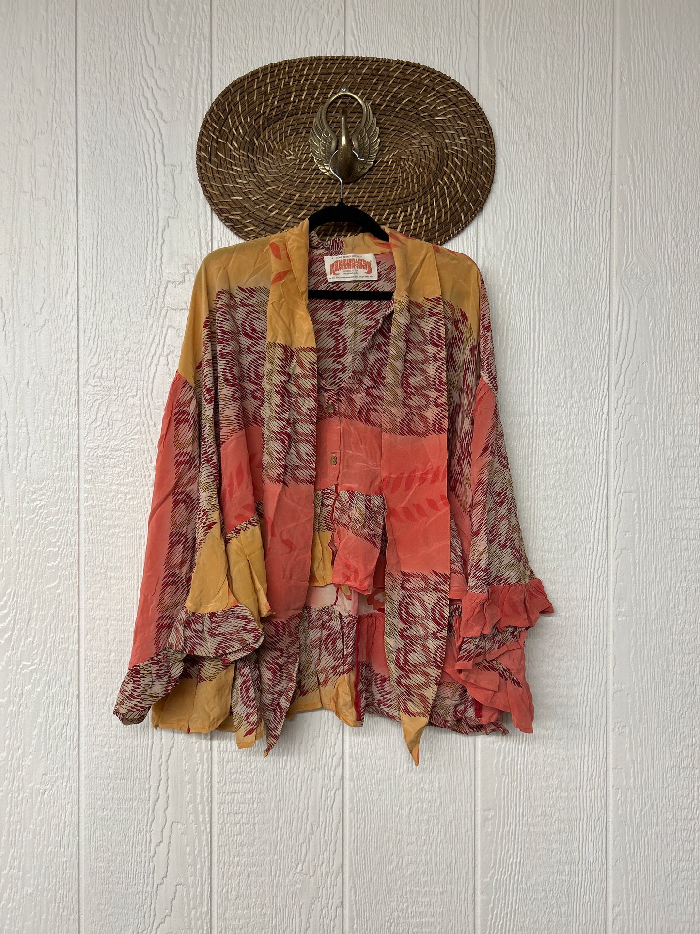Crepe Sari Wild Rose Top 0526 019