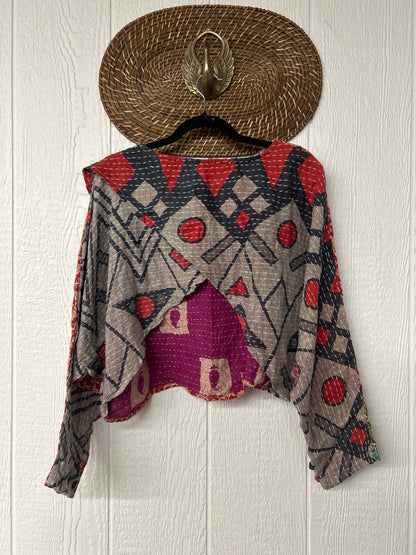 Pareo Kantha In Bloom Cropped Pullover 0326 170