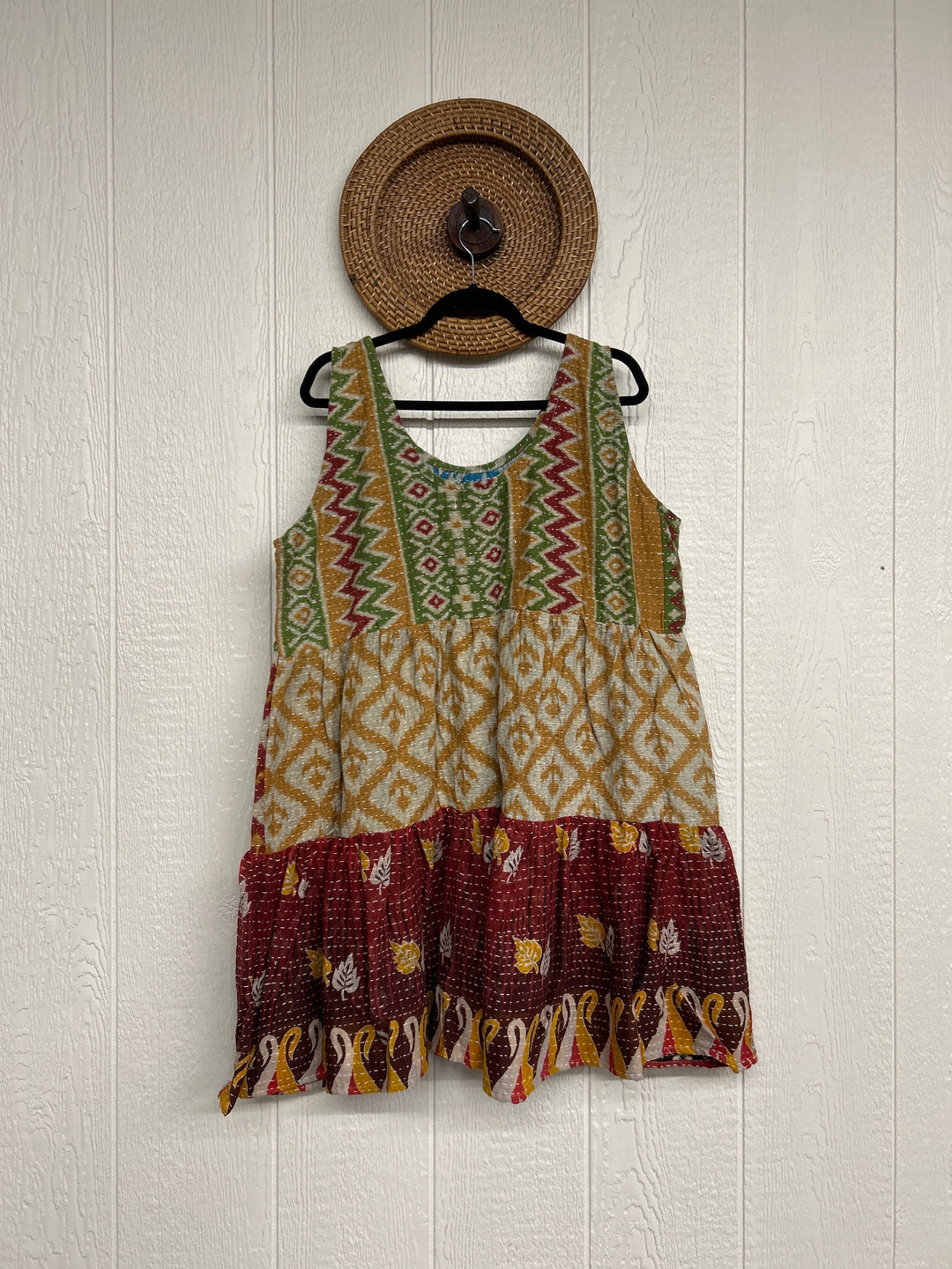 Kantha Meadow Mini Dress 0425 257