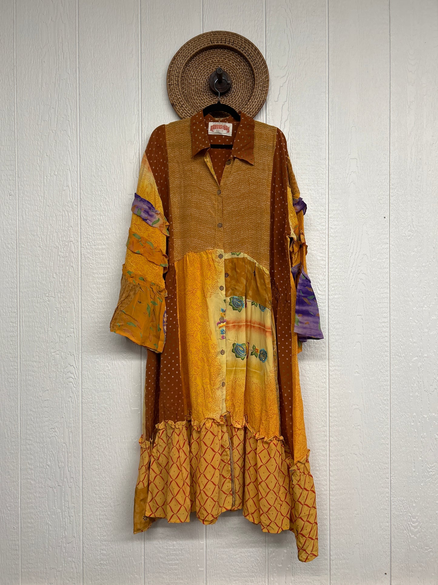 Crepe Sari Rhiannon Duster Dress 0226 225